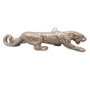 Vintage Haeger Art Pottery Statue RARE Stone Crackle Style Panther 23" Leopard